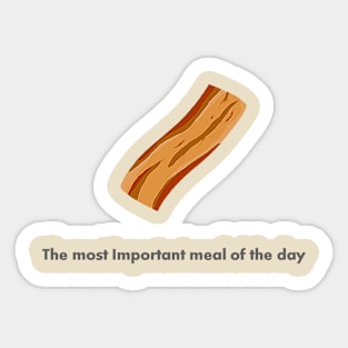 Tis the season, for bacon Sticker